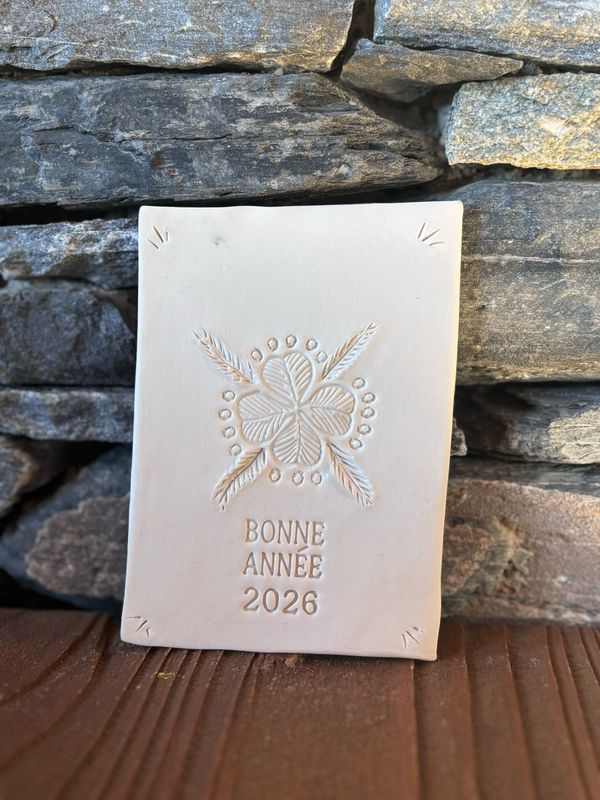 carte de vœux « bonne année 2026 »