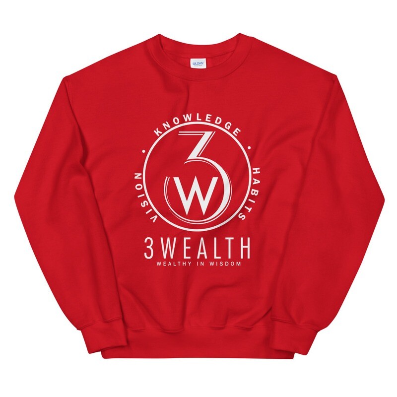 3Wealth - Vision, Knowledge, Habits Sweatshirt (Unisex)