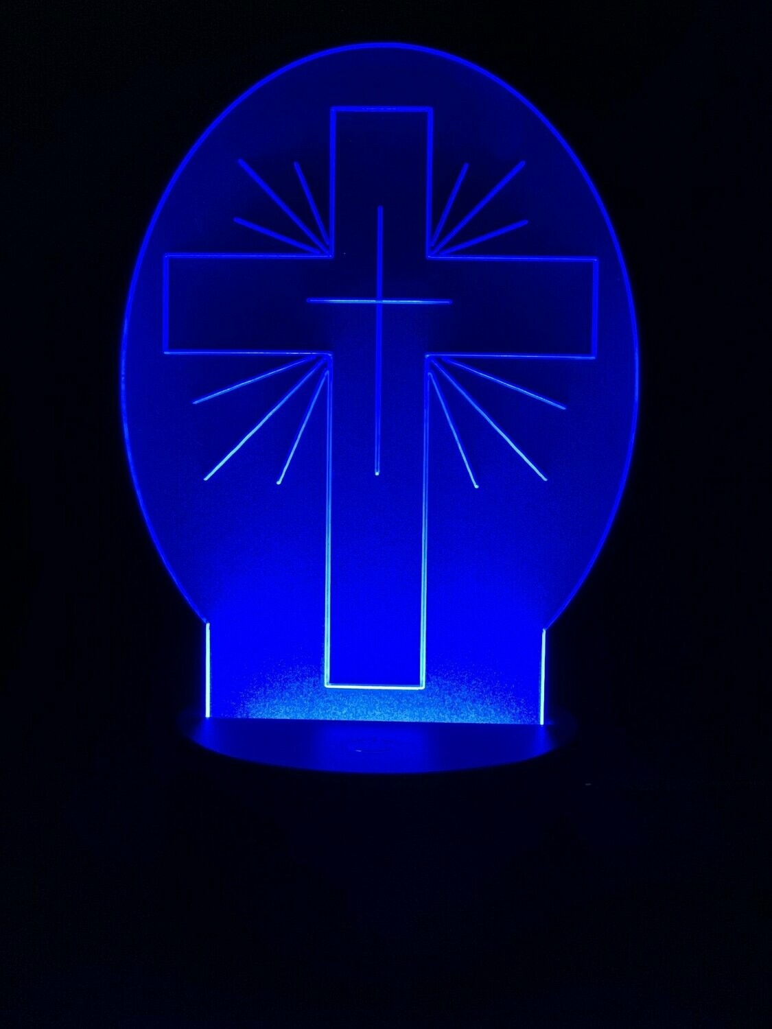 Cross Frosted Acrylic Insert