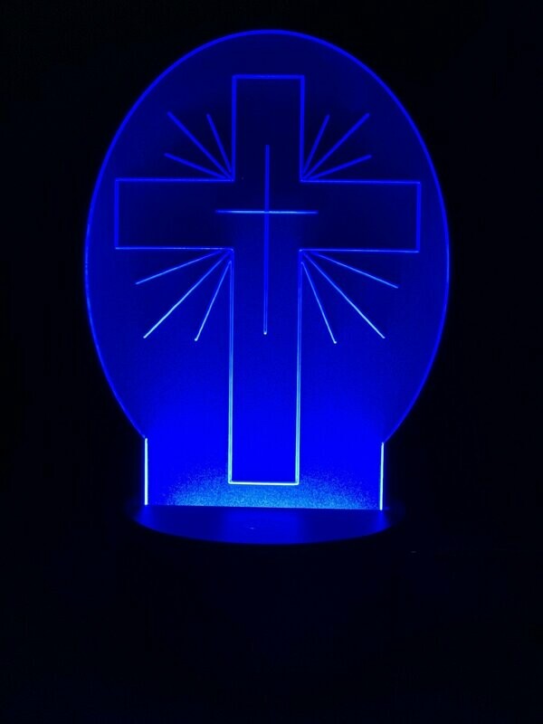 Cross Frosted Acrylic Insert