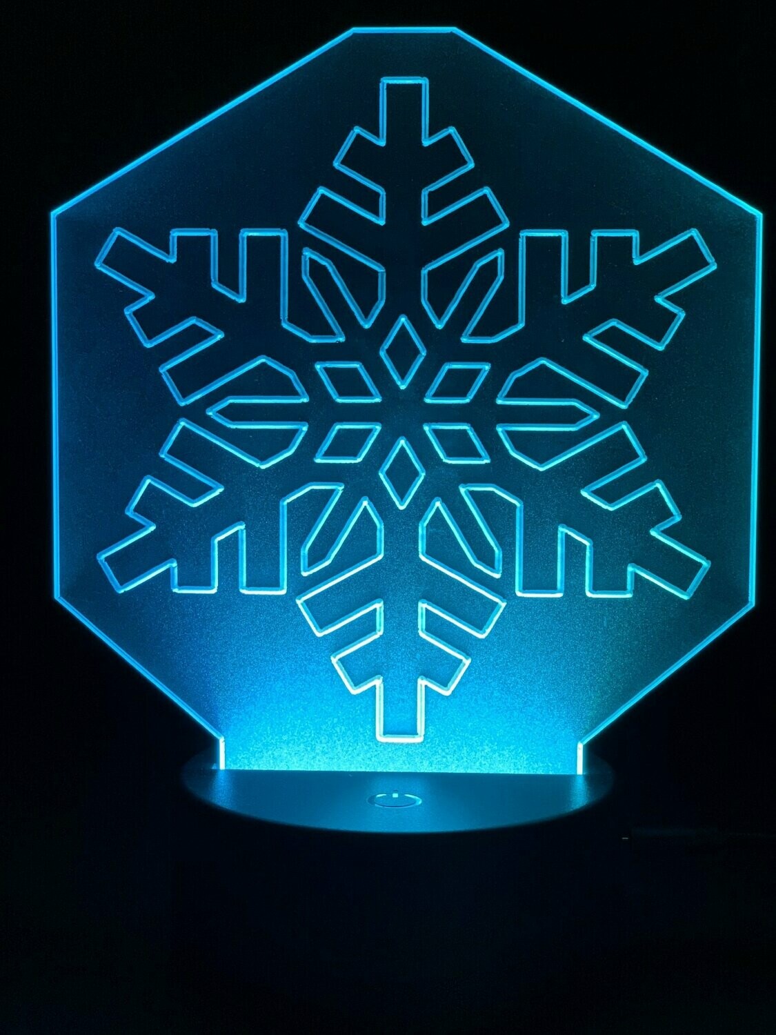 Snowflake Frosted Acrylic Insert
