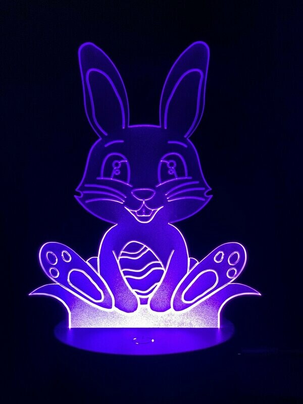 Bunny Frosted Acrylic Insert