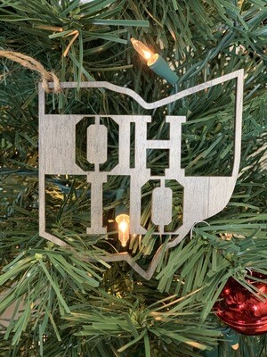 Block Ohio Ornament