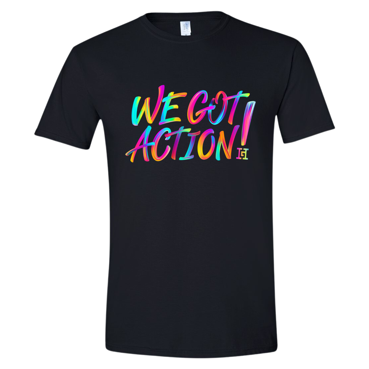 We Got Action T-Shirt, Color: Black