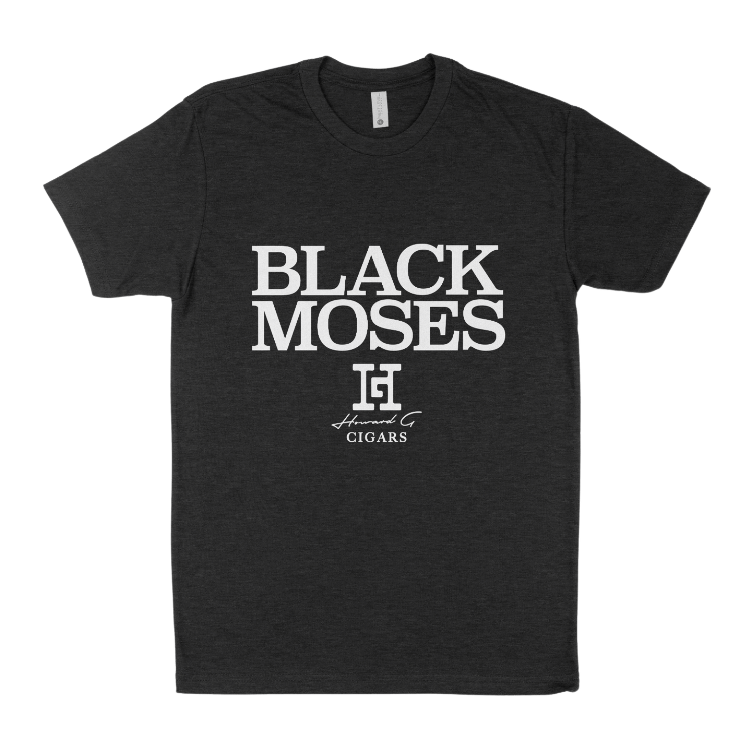 Black Moses T-Shirt, Color: Black (White Logo)