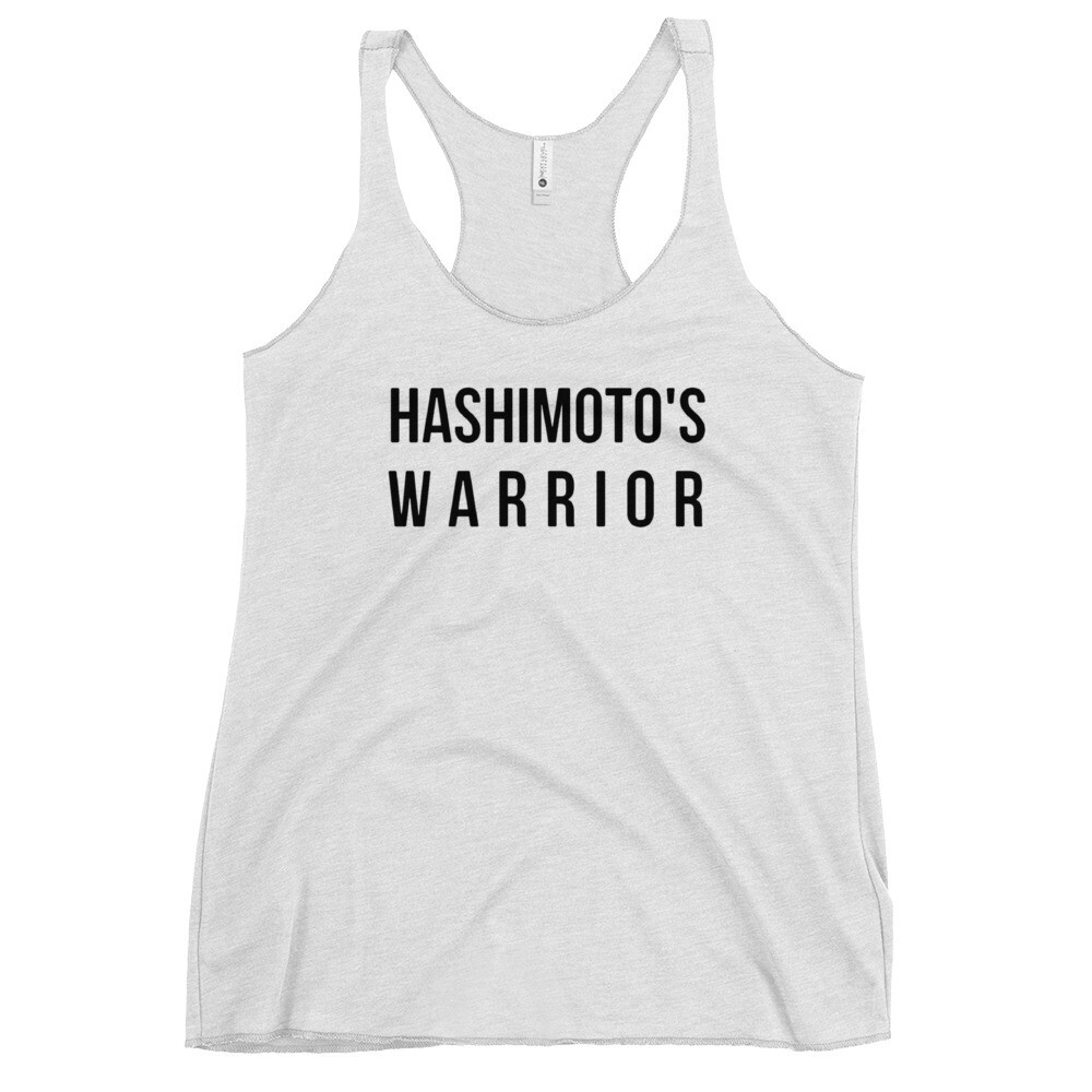 Women&#39;s Racerback Tank - Hashimoto&#39;s Warrior
