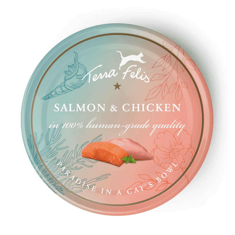 TERRA FELIS Salmón y pollo