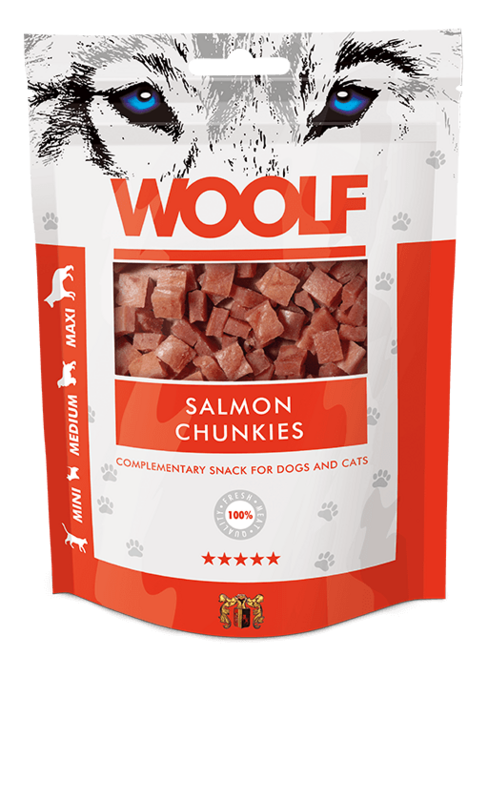 WOOLF Dados de salmón