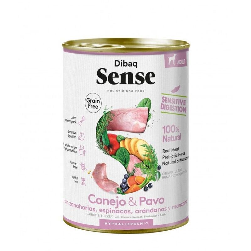 SENSE Conejo y pavo