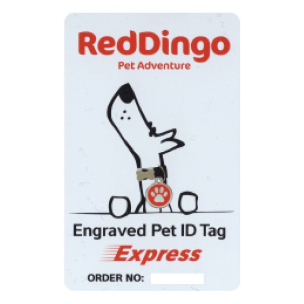 RED DINGO Placa identificativa