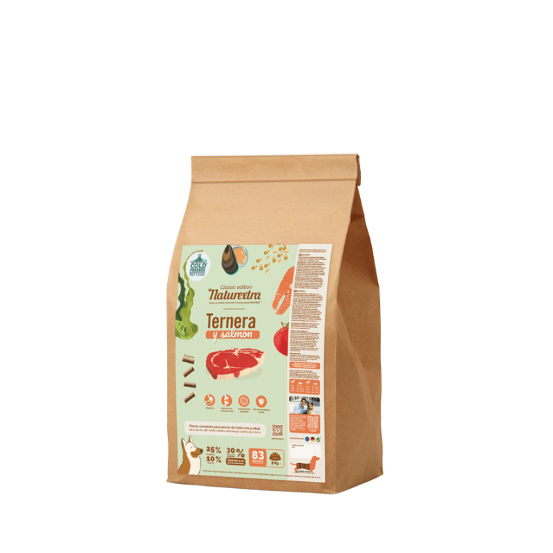 NATUREXTRA Ternera y salmón
