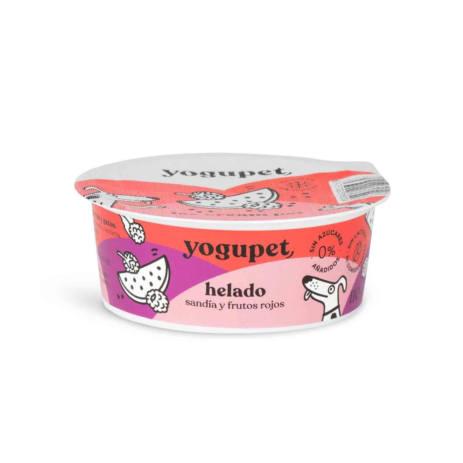 YOGUPET Sandía y frutos rojos