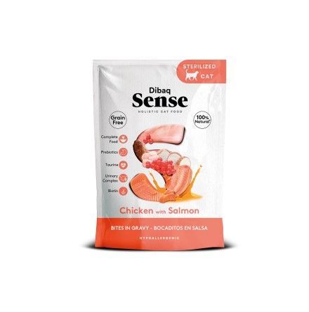 SENSE BITES Pollo con salmón