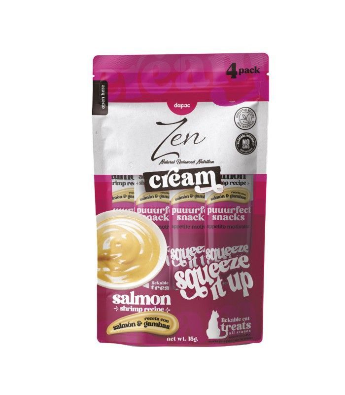 ZEN CREAM Salmón y gambas