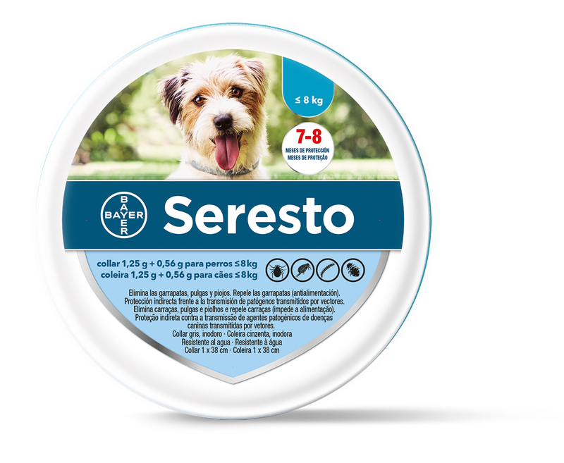 SERESTO Collar antiparasitario <8kg