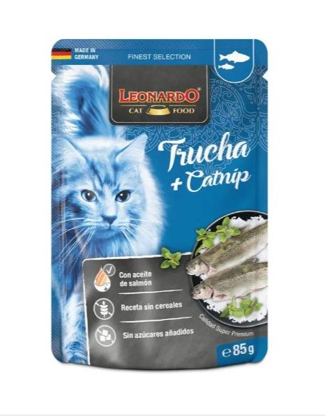 LEONARDO FINEST Trucha y catnip LEONARDO FINEST Trucha y catnip