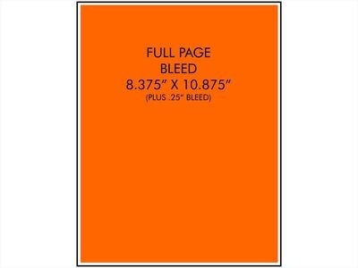 FULL Page (8.375" x 10.875") JOY NATION MAGAZINE