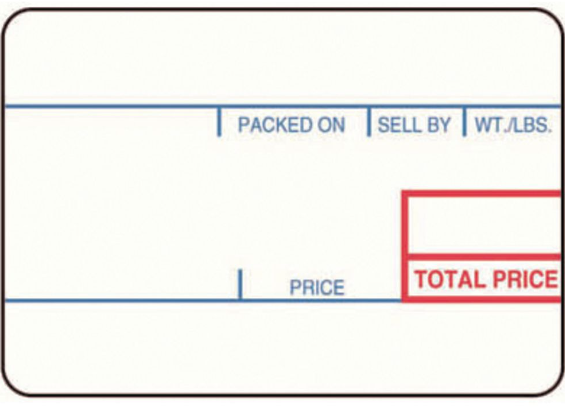 카스 저울 라벨지 용지 짧은 것