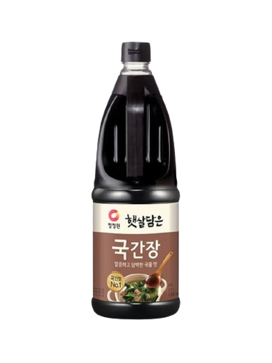 청정원 햇살담은 자연숙성 국 간장 1.7L x 8