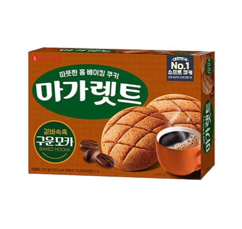 롯데 마가렛트 구운 모카 쿠키 352G x 8