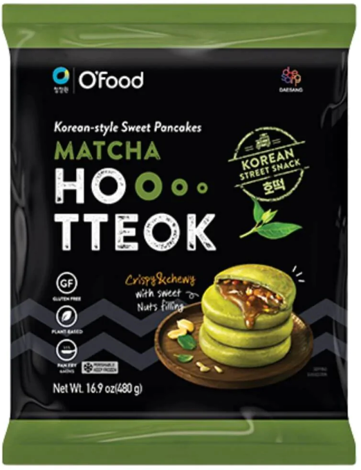 청정원 오푸드 녹차 호떡 480G x 12