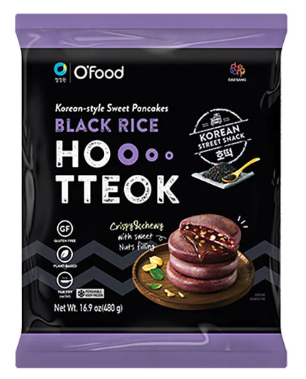 청정원 오푸드 흑미 호떡 480G x 12