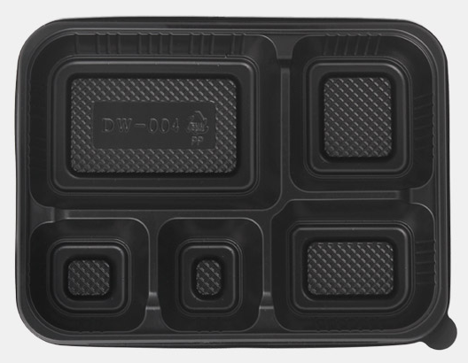 5칸 도시락 용기 DW004 200입 x 1