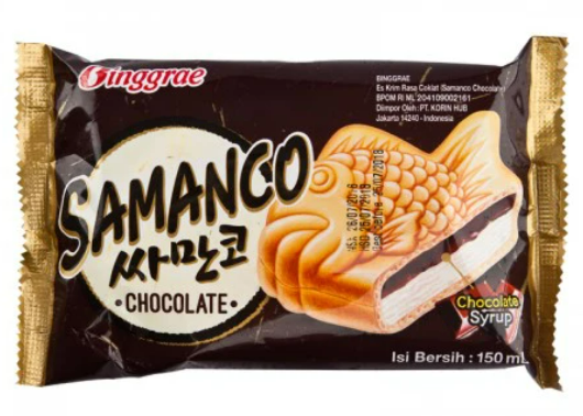 71232 Wismettac 빙그레 싸만코 Choco Samanco 4PC x 6