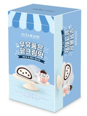 Bluewave 우유품은 팥 크림떡 60G x 9 x 20