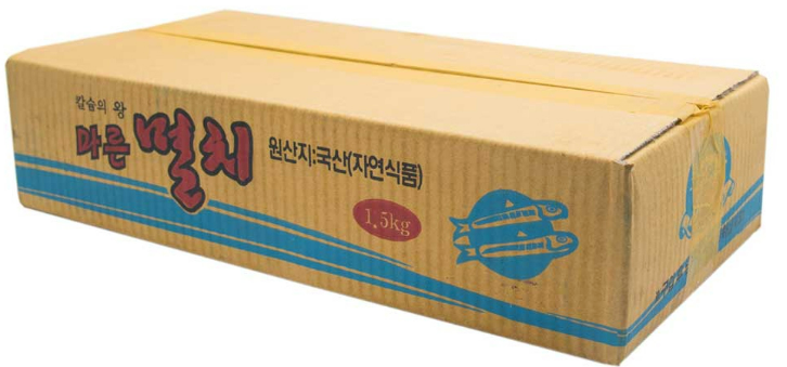 Bluewave 지리 멸치 칼슘의 왕 Dried Anchovy(S) 1.5KG x 6묶음