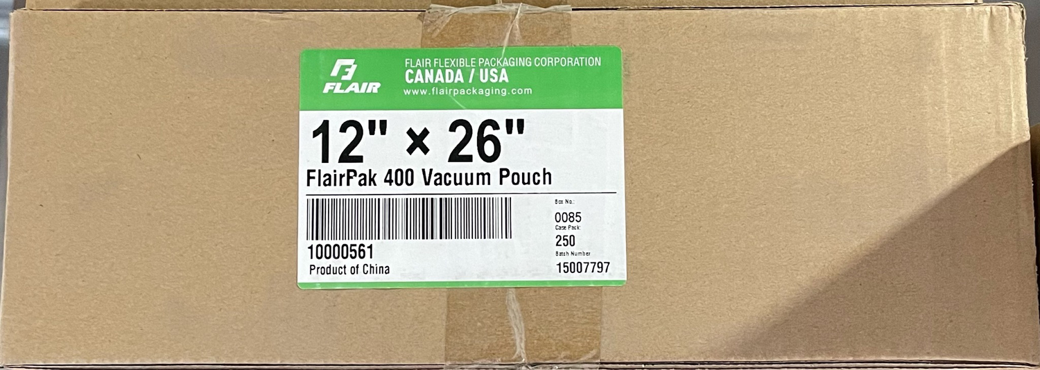 Flair Pak 400 12 x 26 (inch) 250입