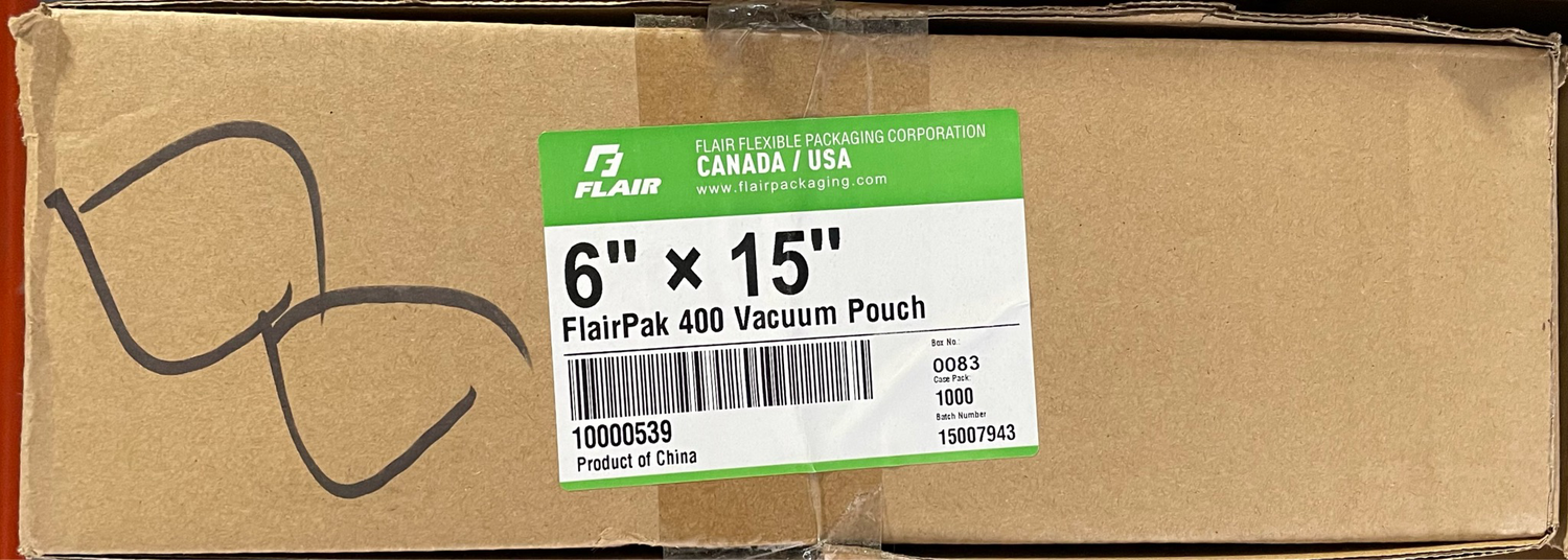Flair Pak 400 6 x 15 (inch) 1000입