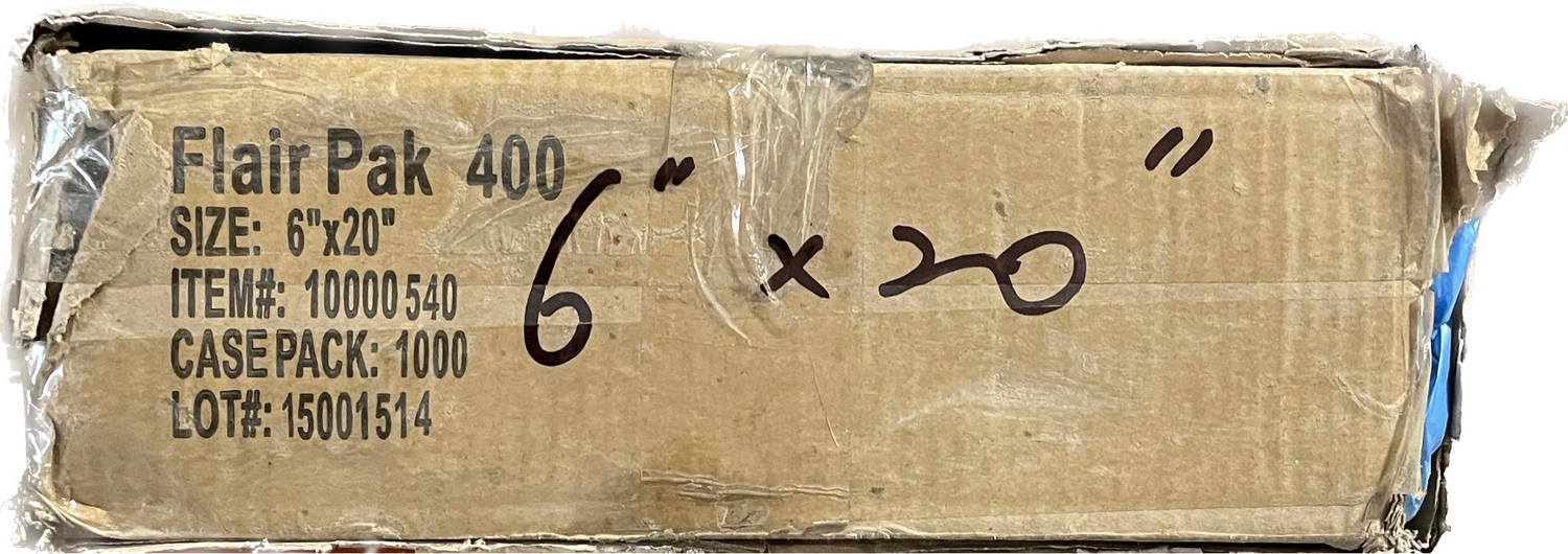Flair Pak 6 x 20 (inch) 1000입