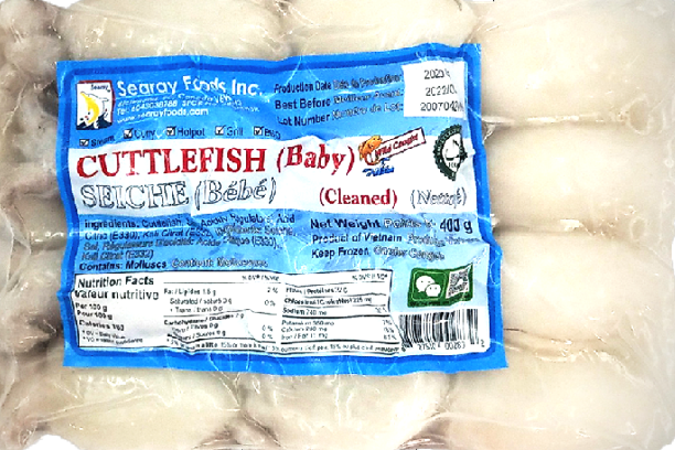 Searay Cuttlefish Baby 20/40 갑 오징어 400G x 20