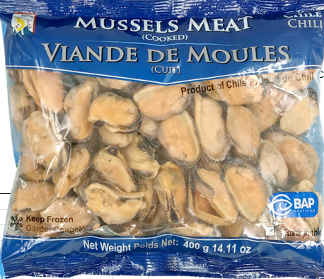 Searay Mussel Meat (홍합 살) 400g x 25