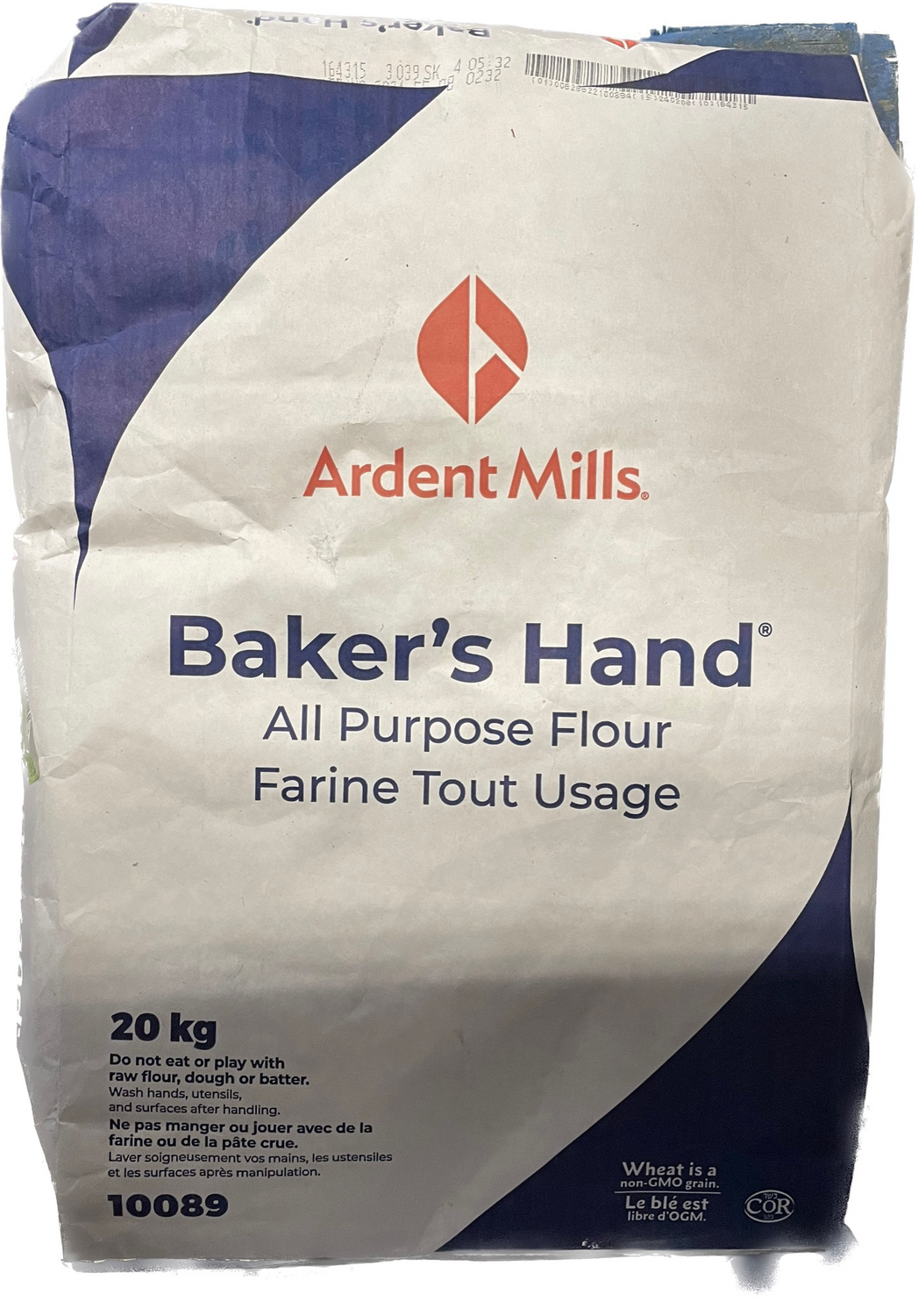 Sysco 6416800 밀가루 FLOUR ALL PURPOSE BAKERS HAND 20