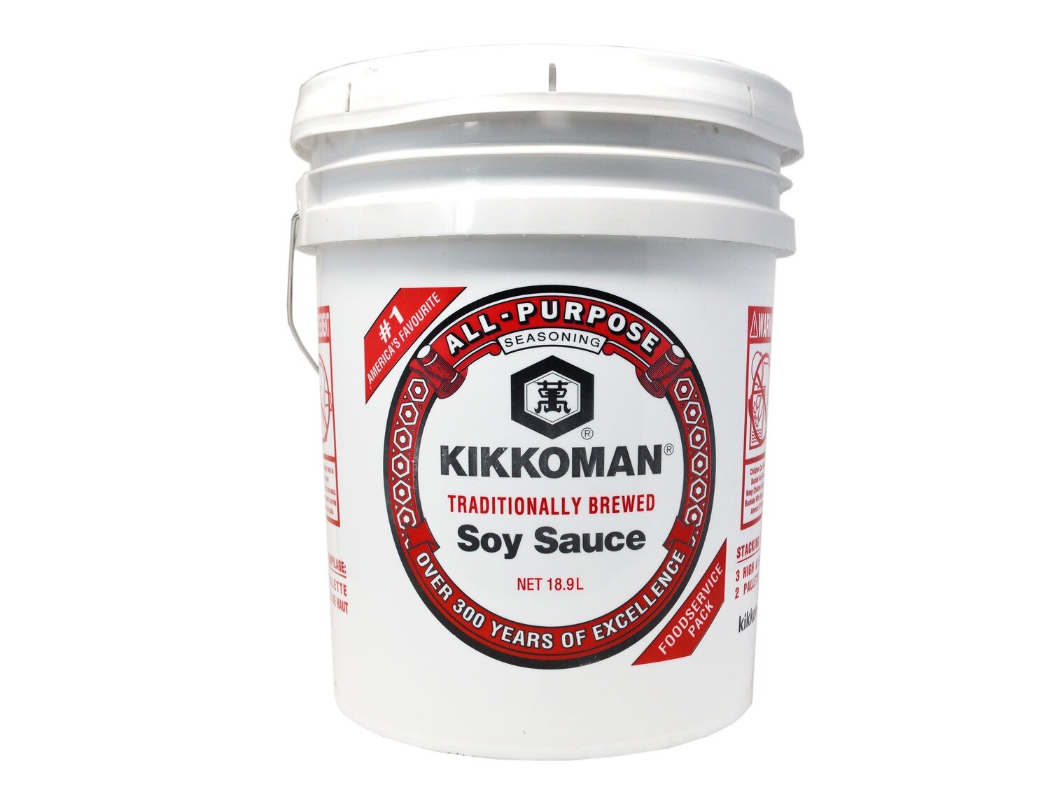 Sysco 7976149 Kikkoman Soy Sauce 키코만 간장 18.9L