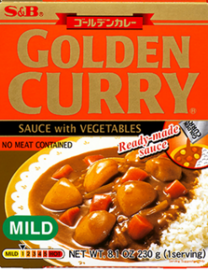 Wismettac 15192 즉석 CURRY GOLDEN VEG. MILD 230G x 6 x