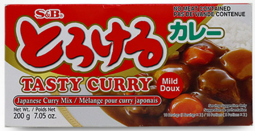 Wismettac 16166 Curry Torokeru Mild 200G x 10 x 6