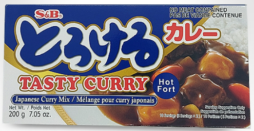 Wismettac 16168 Curry Torokeru Hot 200G x 10 x 6