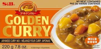 Wismettac 17597 CURRY GOLDEN MILD 220G x 6 x 10