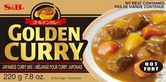 Wismettac 17599 CURRY GOLDEN HOT 220G x 6 x 10