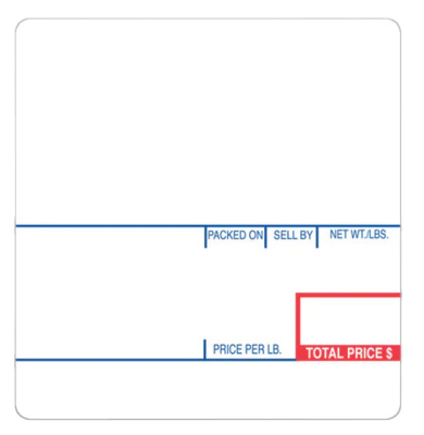 카스 저울 라벨지 용지 긴 것
