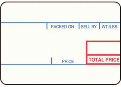 카스 저울 라벨지 용지 짧은 것