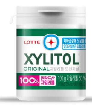 롯데 자일리톨 오리지널 용기 100G x 24