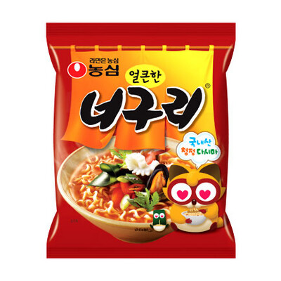 농심 너구리 10입 120g x 10