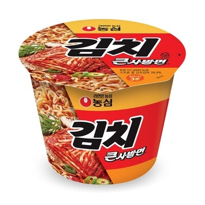 농심 김치 큰사발 112G x 16