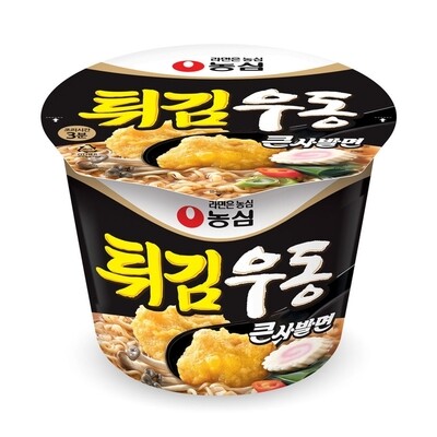 농심 튀김 우동 큰사발 111G x 16