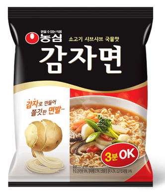 농심 감자면 멀티  117g x 5 x 8