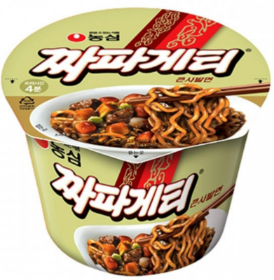 농심 짜파게티 큰사발 123g x 16